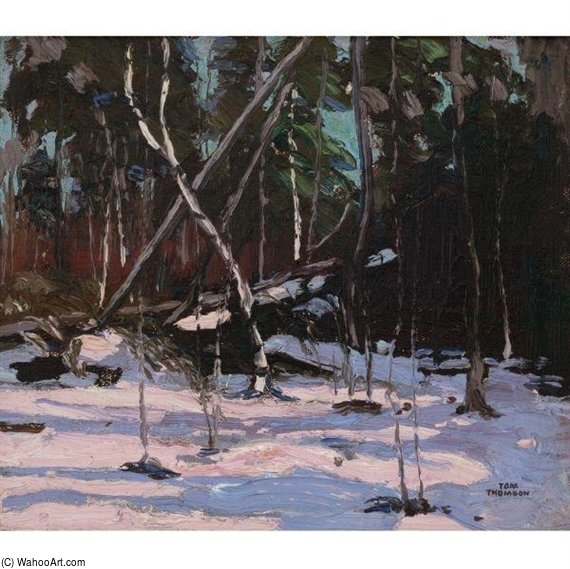 Early Snow, Algonquin Park — Thomas Clement Thompson