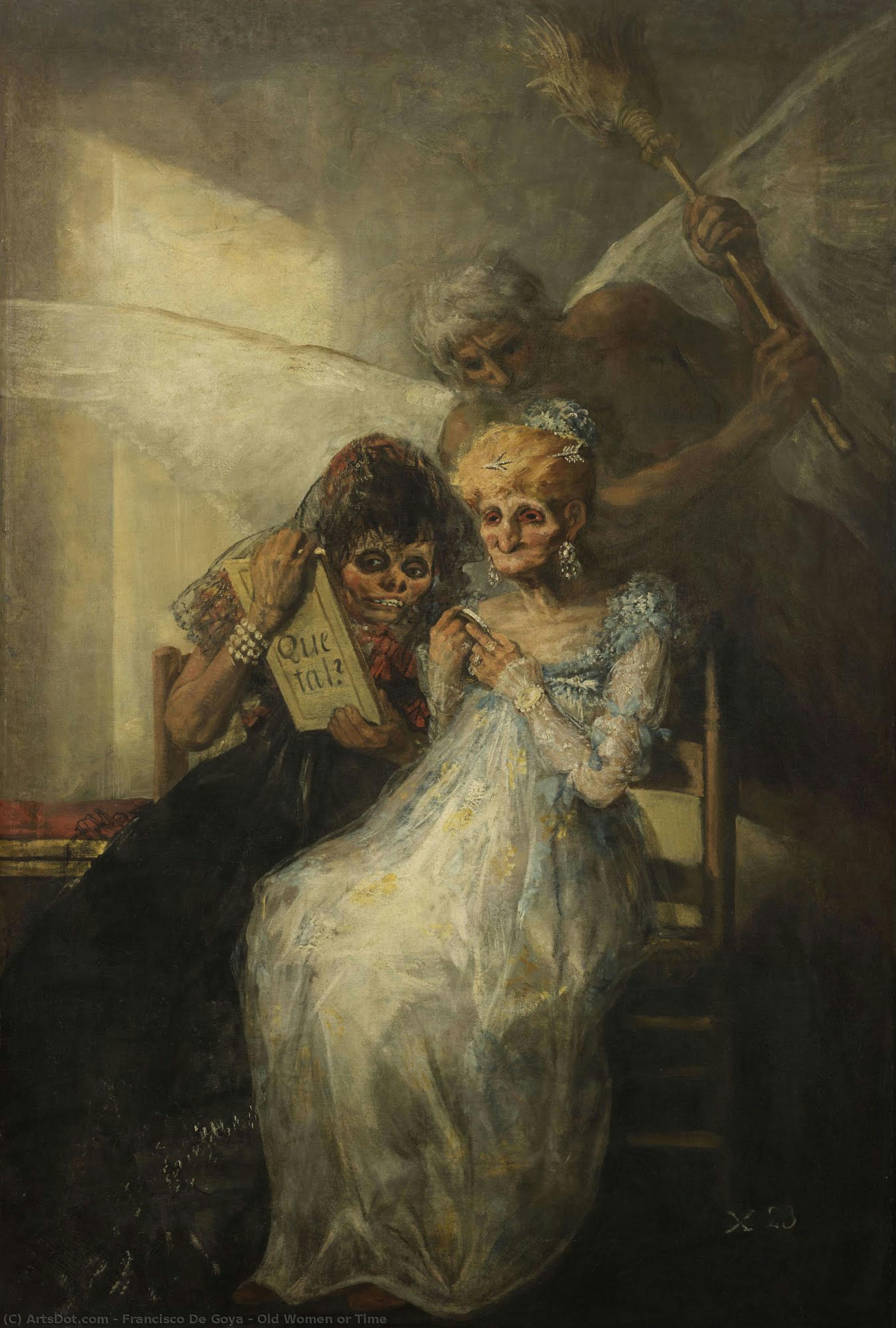 Alte Frauen Oder Zeit — Francisco José De Goya Y Lucientes