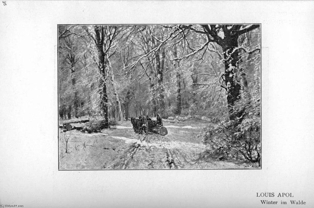 Winter Im Walde — Louis Apol