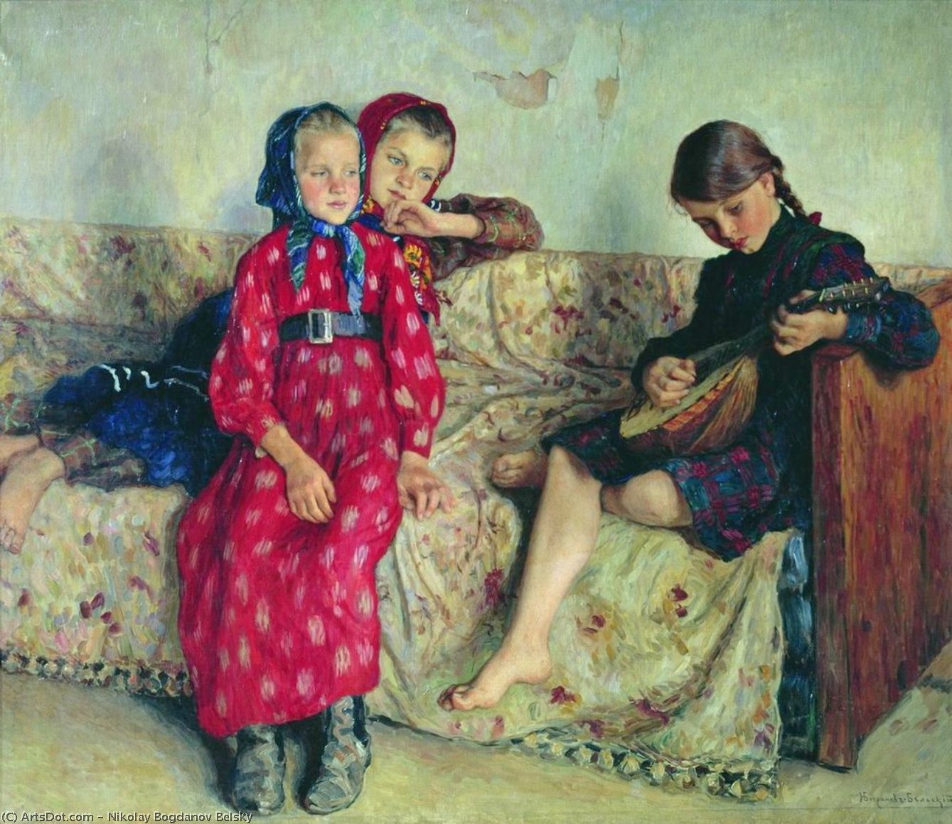 Country Friends — Nikolai Petrovich Bogdanov Belsky