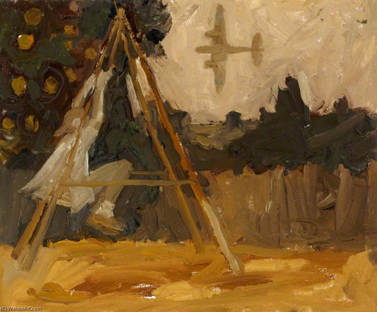 The Girl Next Door On Her Swing The Blenheim Iv Banks On Its Now Usual Evening Sortie, Summer 1941 — Stephen Chaplin