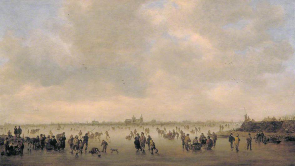 Winter Landscape With Skaters Before 's Hertogenbosch, The Netherlands — Jan Josephszoon Van Goyen