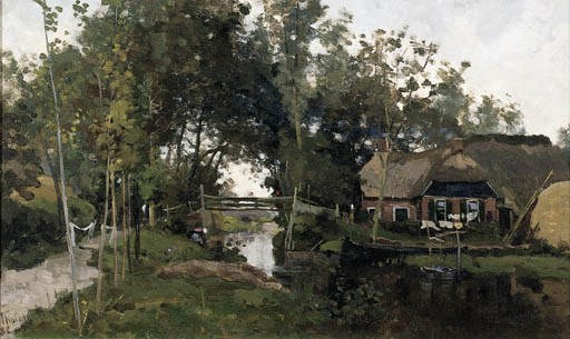 The Small Bridge, Giethoorn — Willem Bastiaan Tholen