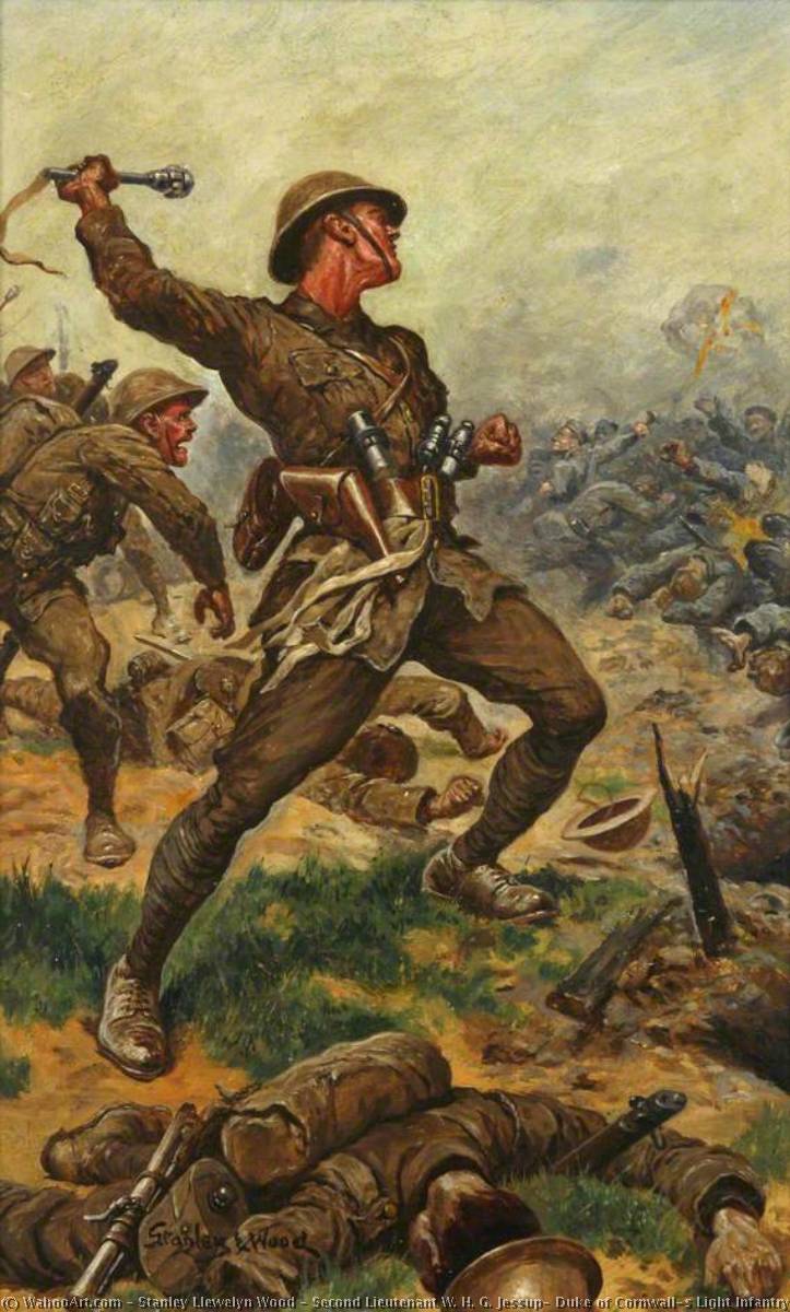 Second Lieutenant W. H. G. Jessup, Duke Of Cornwall's Light Infantry, On The Western Front, 1916 — Stanley Llewelyn Wood