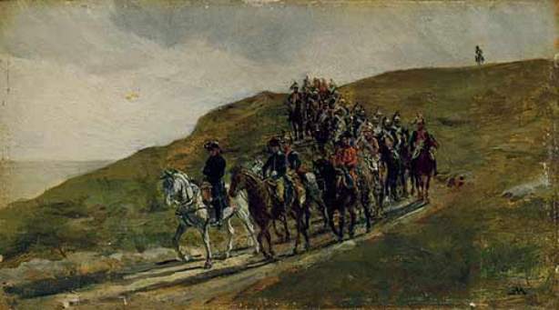 Advance Guard Of An Army — Jean-louis Ernest Meissonier