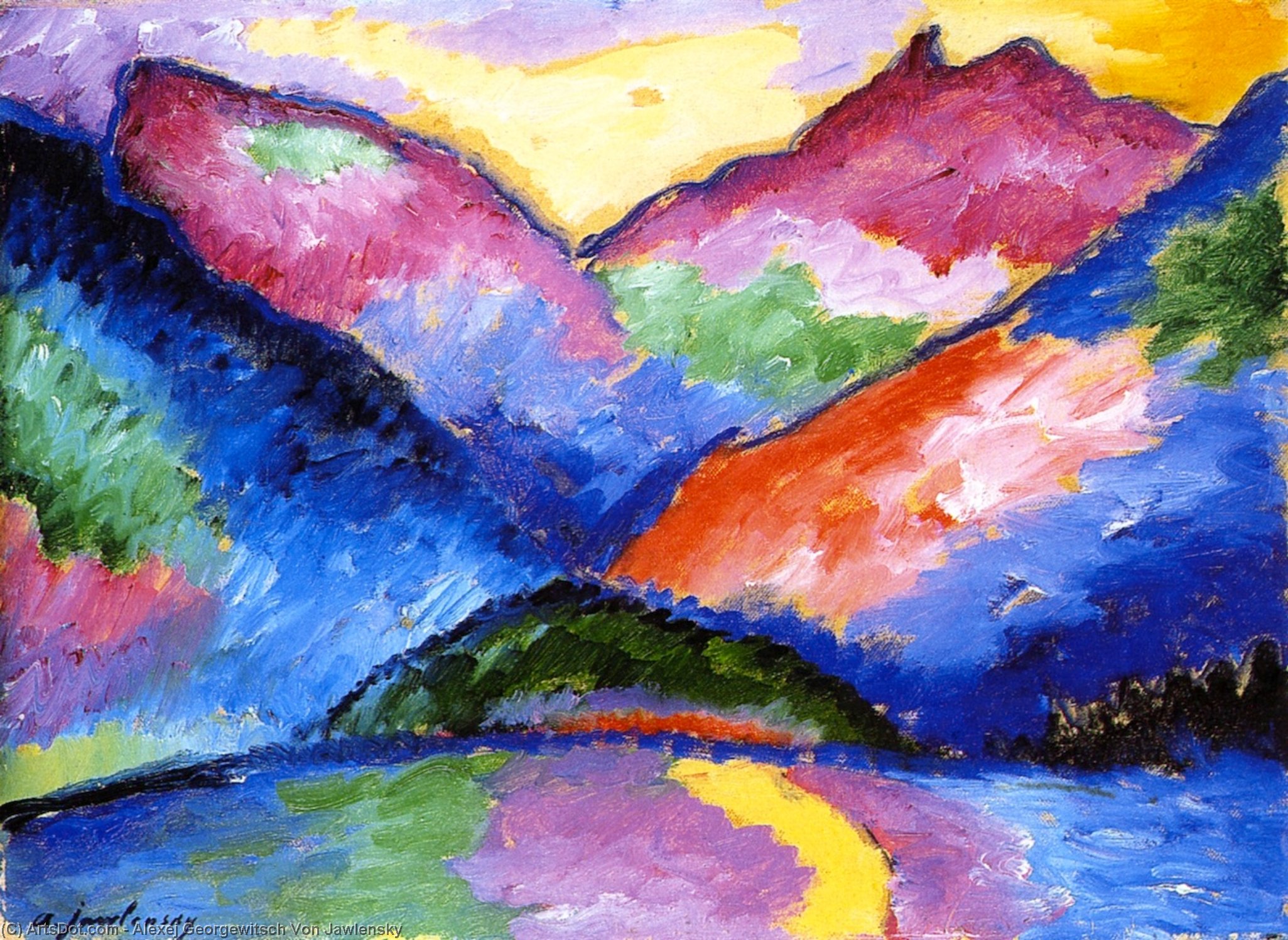 The Oy Valley — Алексеј Фон Јављенски