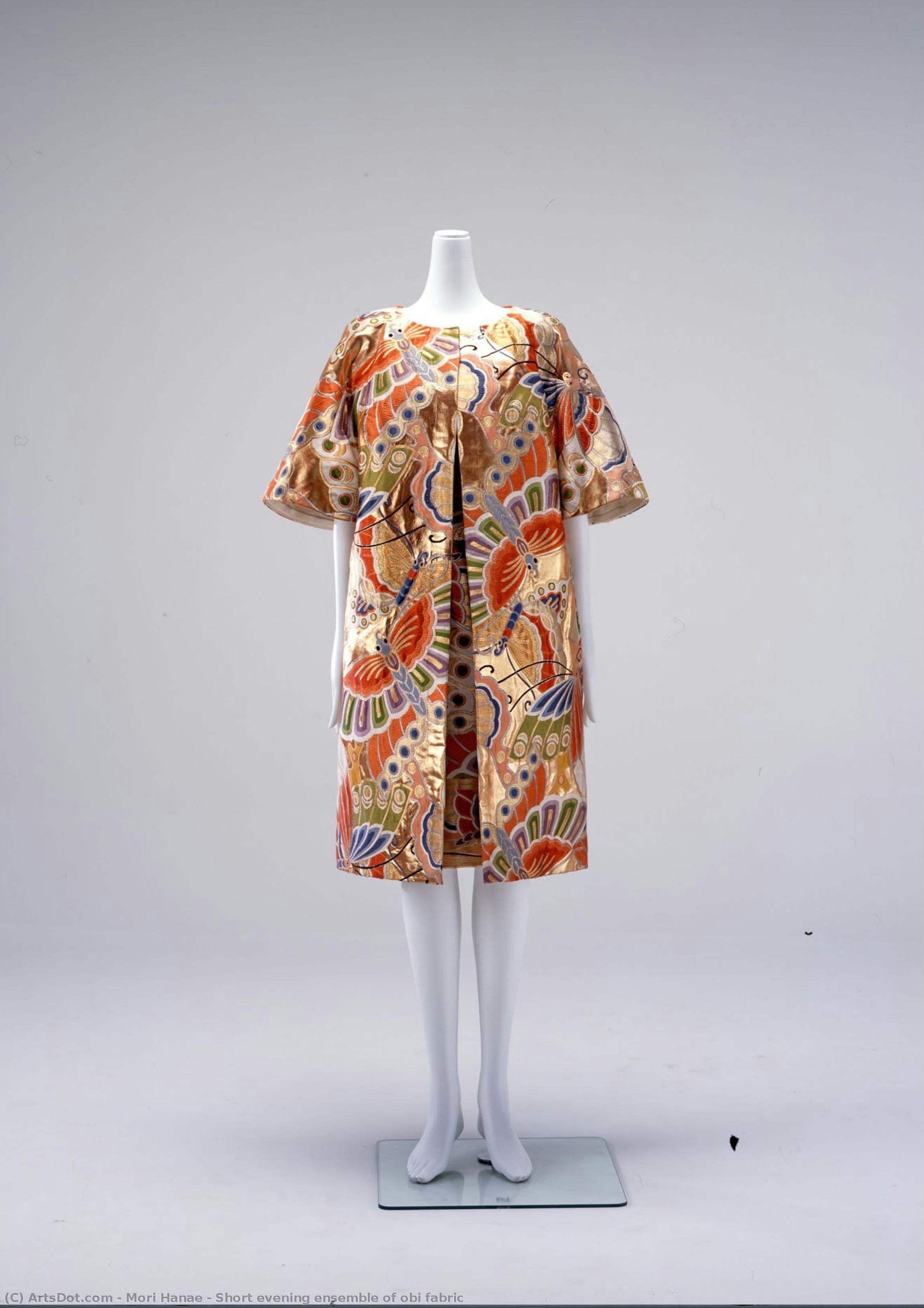 Short Evening Ensemble Of Obi Fabric — Mori Hanae