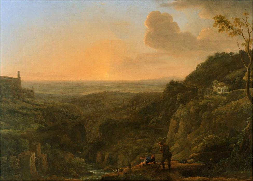 A View Of The Roman Campagna From Tivoli — Claude Lorrain (claude Gellée)