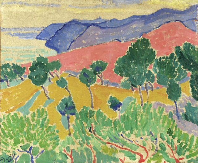 Landscape By The Sea, The Côte D'azur — アンドレ・デラン