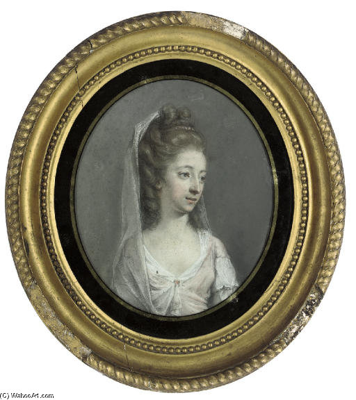 Portrait Of Elizabeth, Countess Of Arran — Hugh Douglas Hamilton