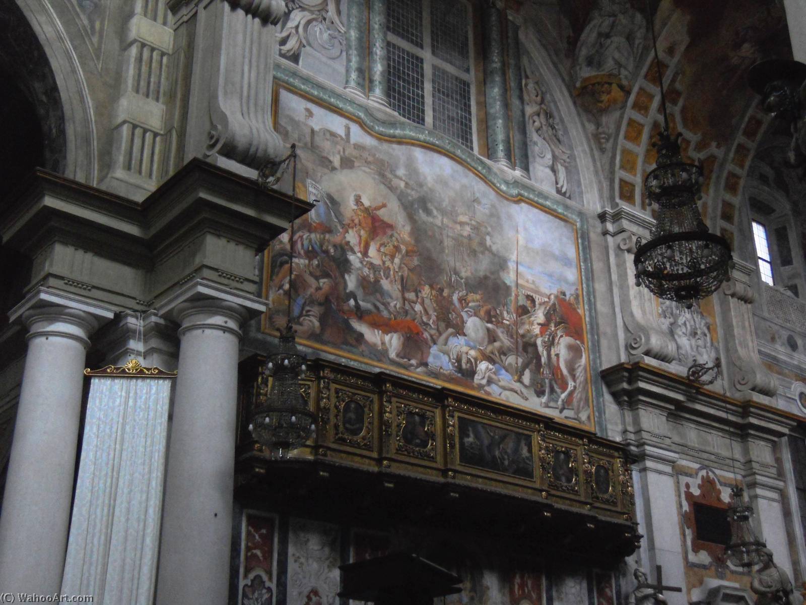 Italian Intervento Dei Santi Patroni — Giandomenico Tiepolo