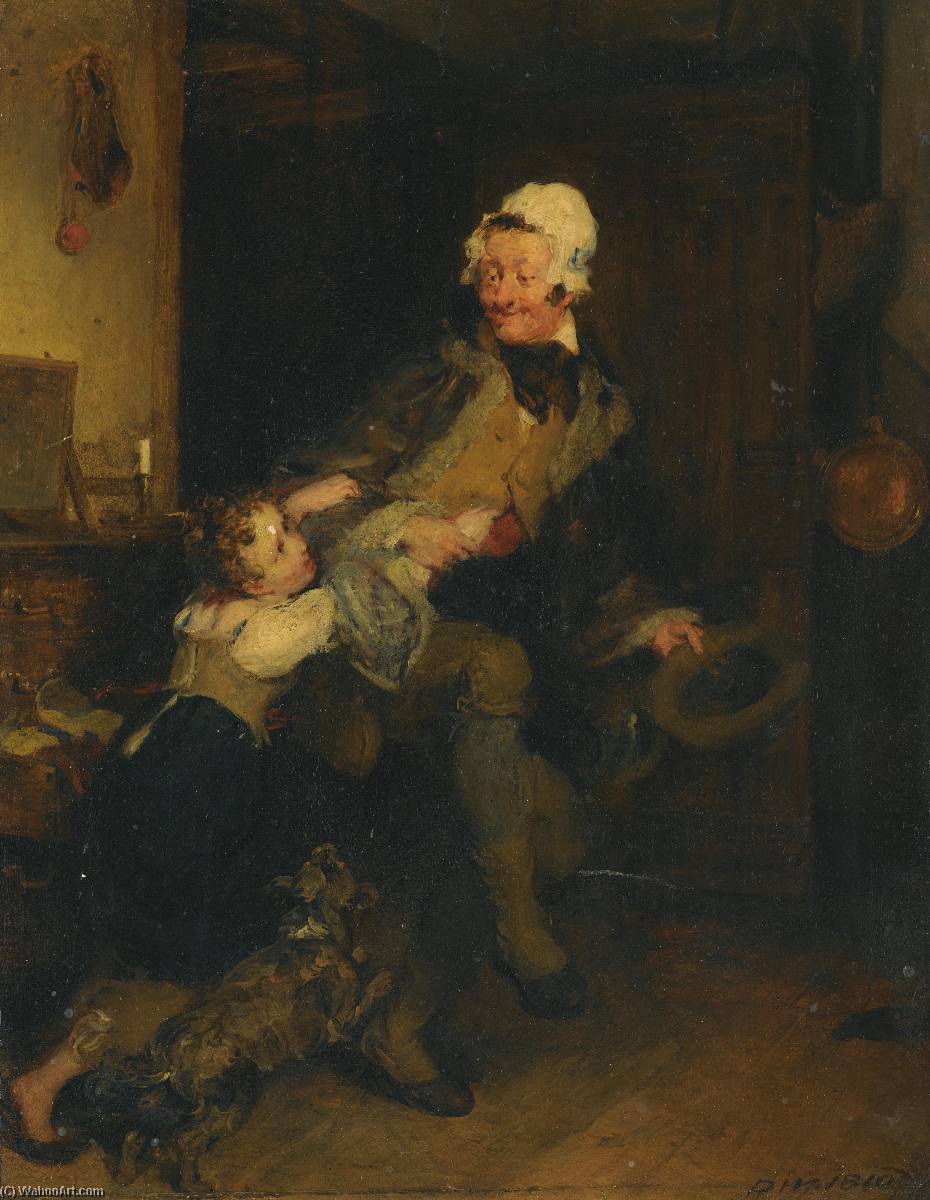 Grandma's Cap — Sir David Wilkie