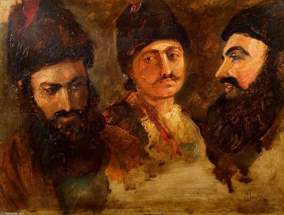 Saith Satoor And Ali Hassan Bey — George Hayter
