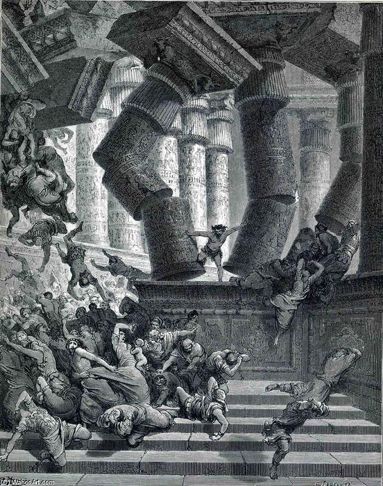 Death Of Samson — Доре, Гюстав