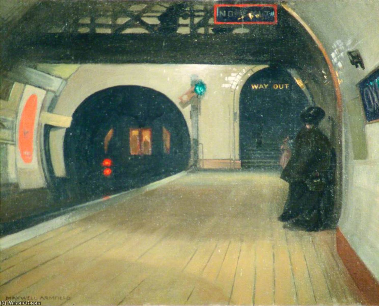 Oxford Circus Underground Station — Maxwell Ashby Armfield