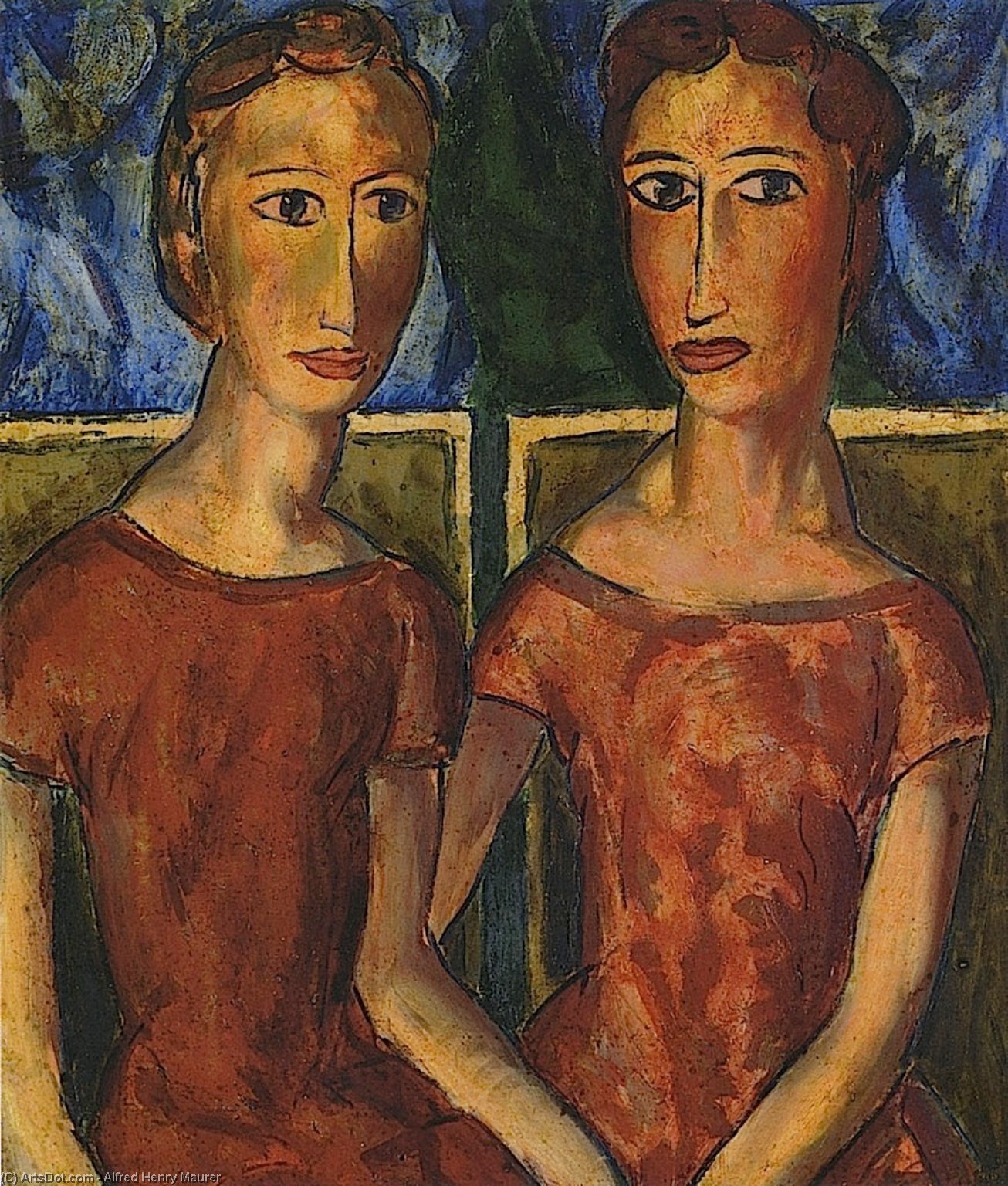 Two Women — Alfred Henry Maurer