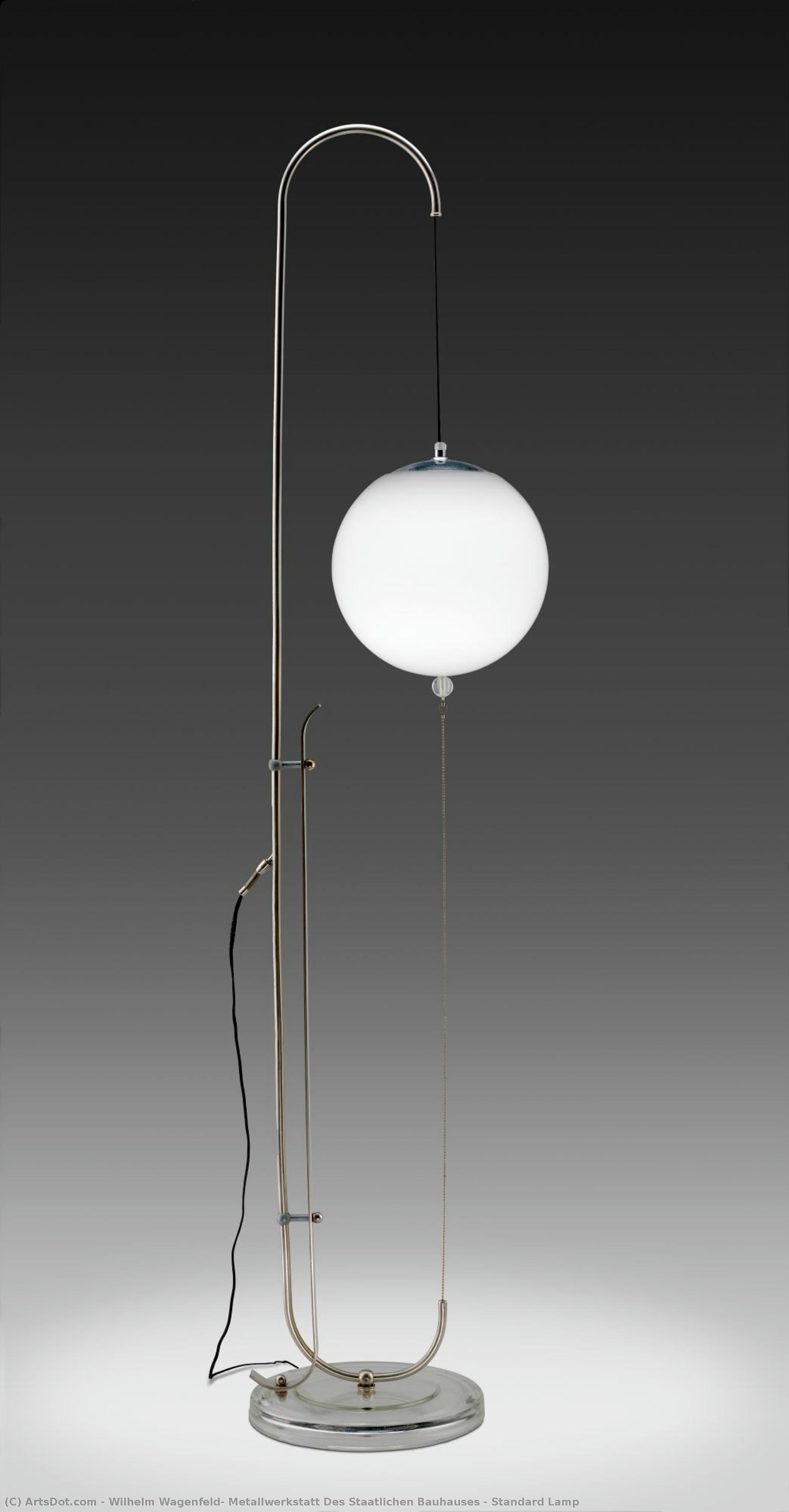 Standard Lamp — Wilhelm Wagenfeld; Metallwerkstatt Des Staatlichen Bauhauses