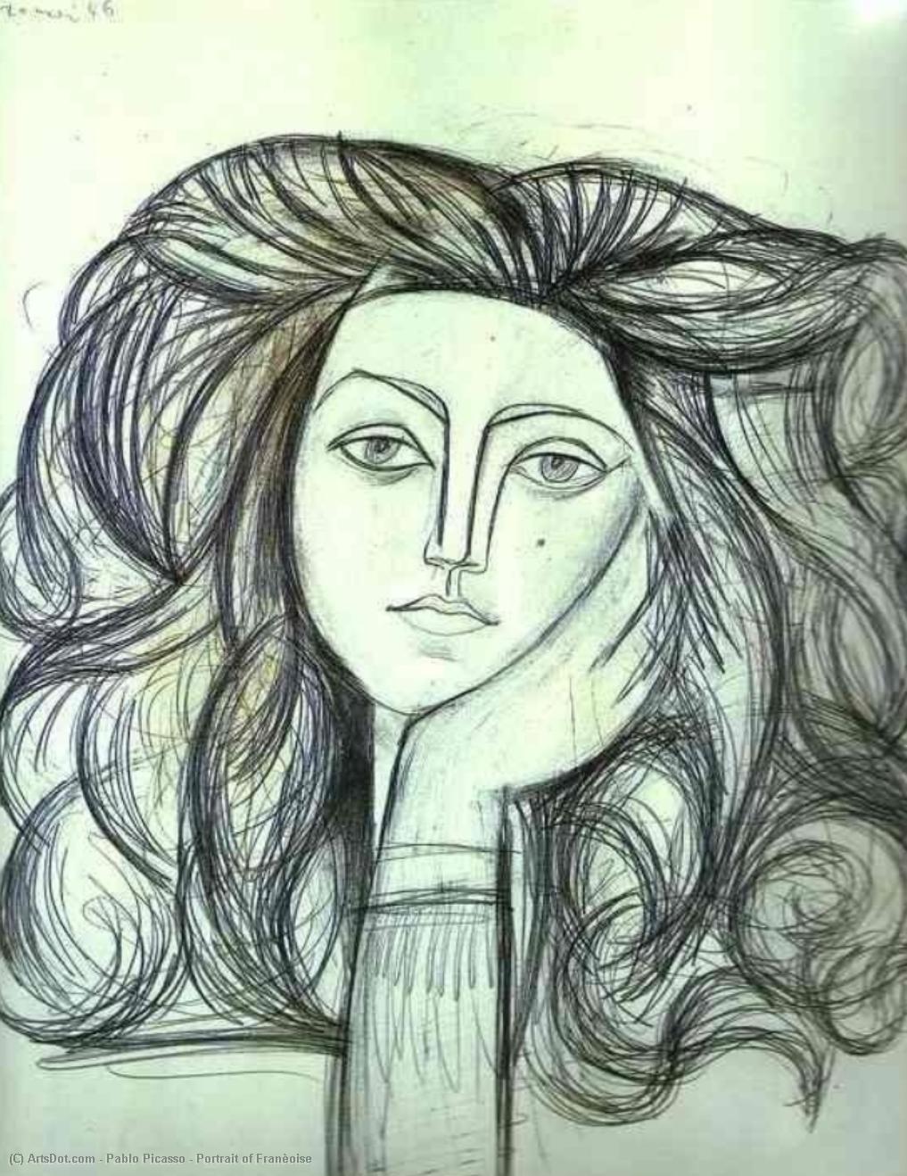 Portrait Of Franèoise — Pablo Picasso