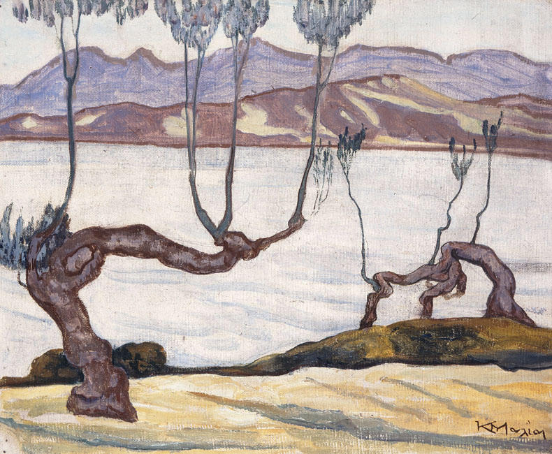 Landscape Of Aswan On The Nile — Konstantinos Maleas