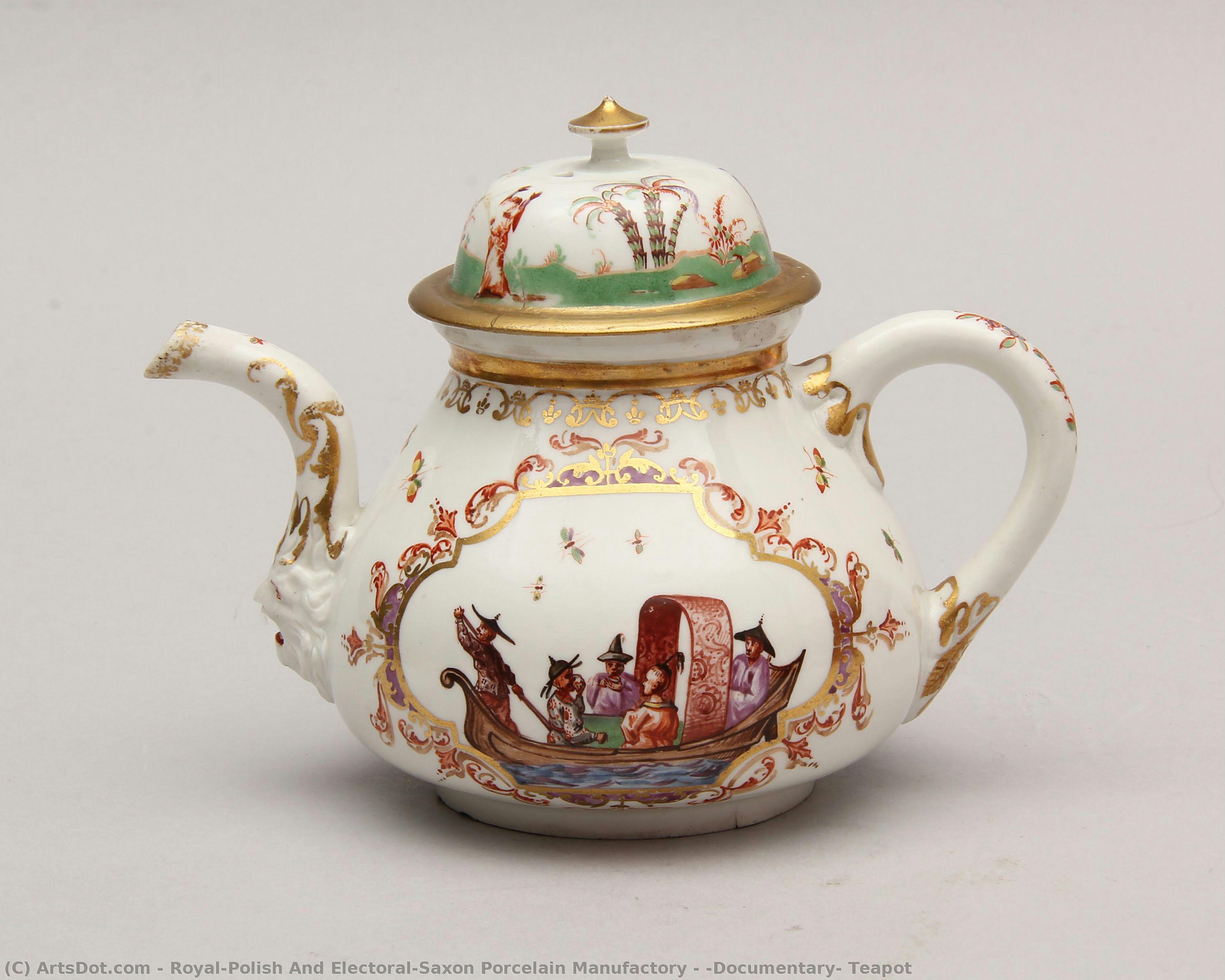 [documentary] Teapot — Royal-polish And Electoral-saxon Porcelain Manufactory
