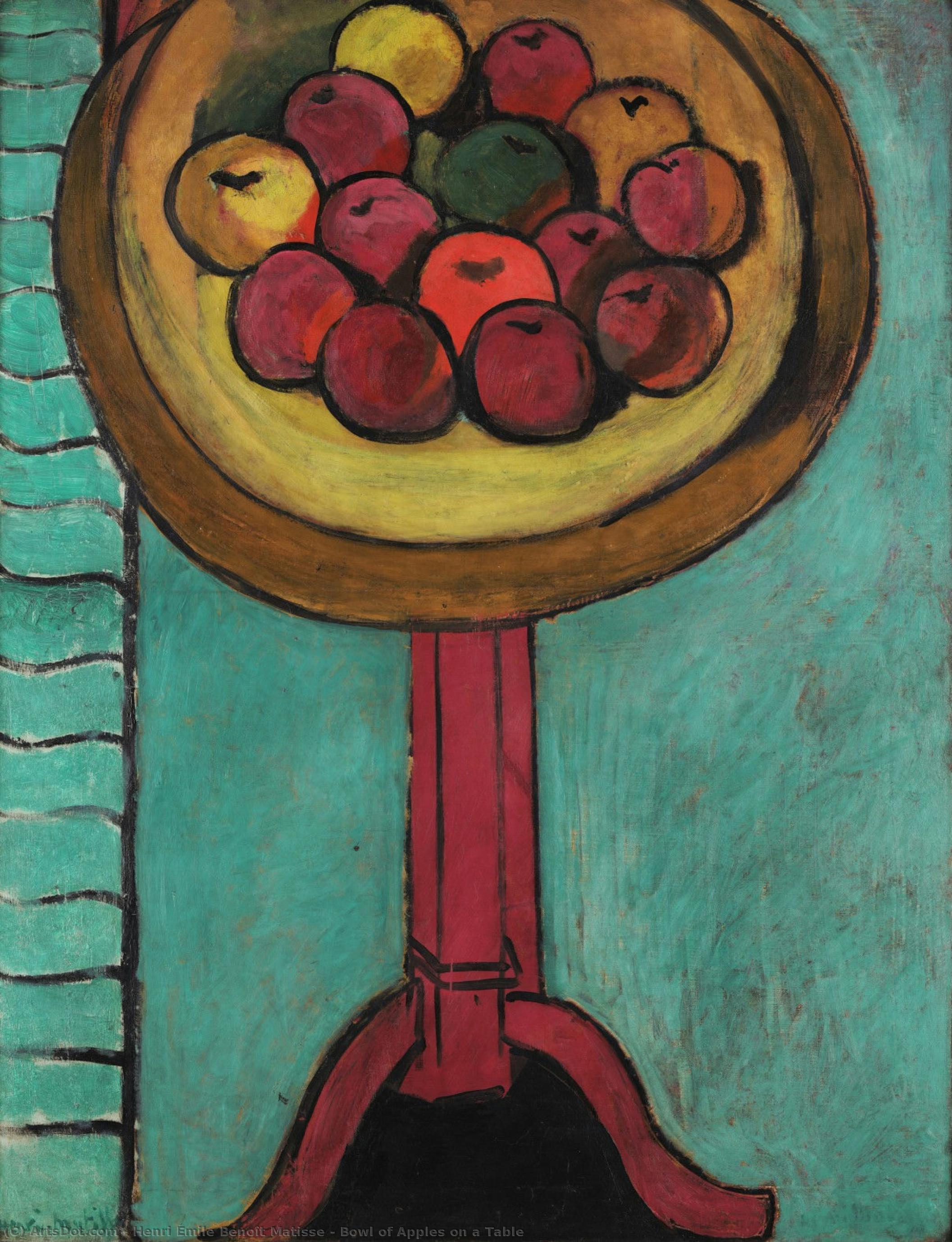 Bowl Of Apples On A Table — Henri Matisse