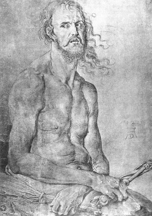 Autorretrato Como El Hombre De Dolores — Albrecht Dürer