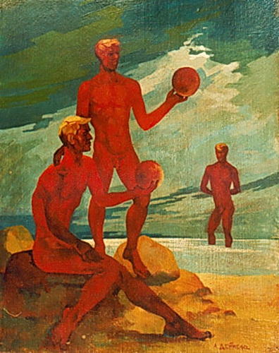 On The Beach — Aleksandr Dejneka