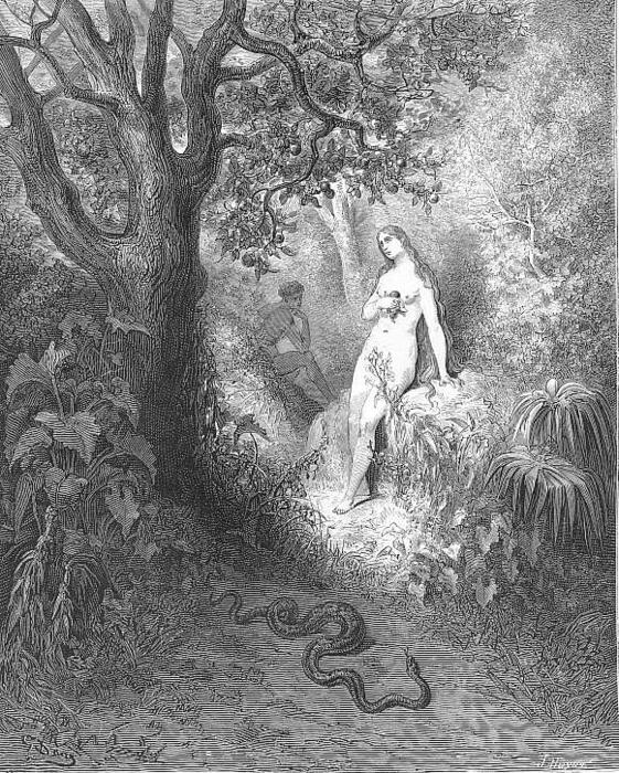 Back To The Thicket Slunk The Guilty Serpent — Paul Gustave Doré