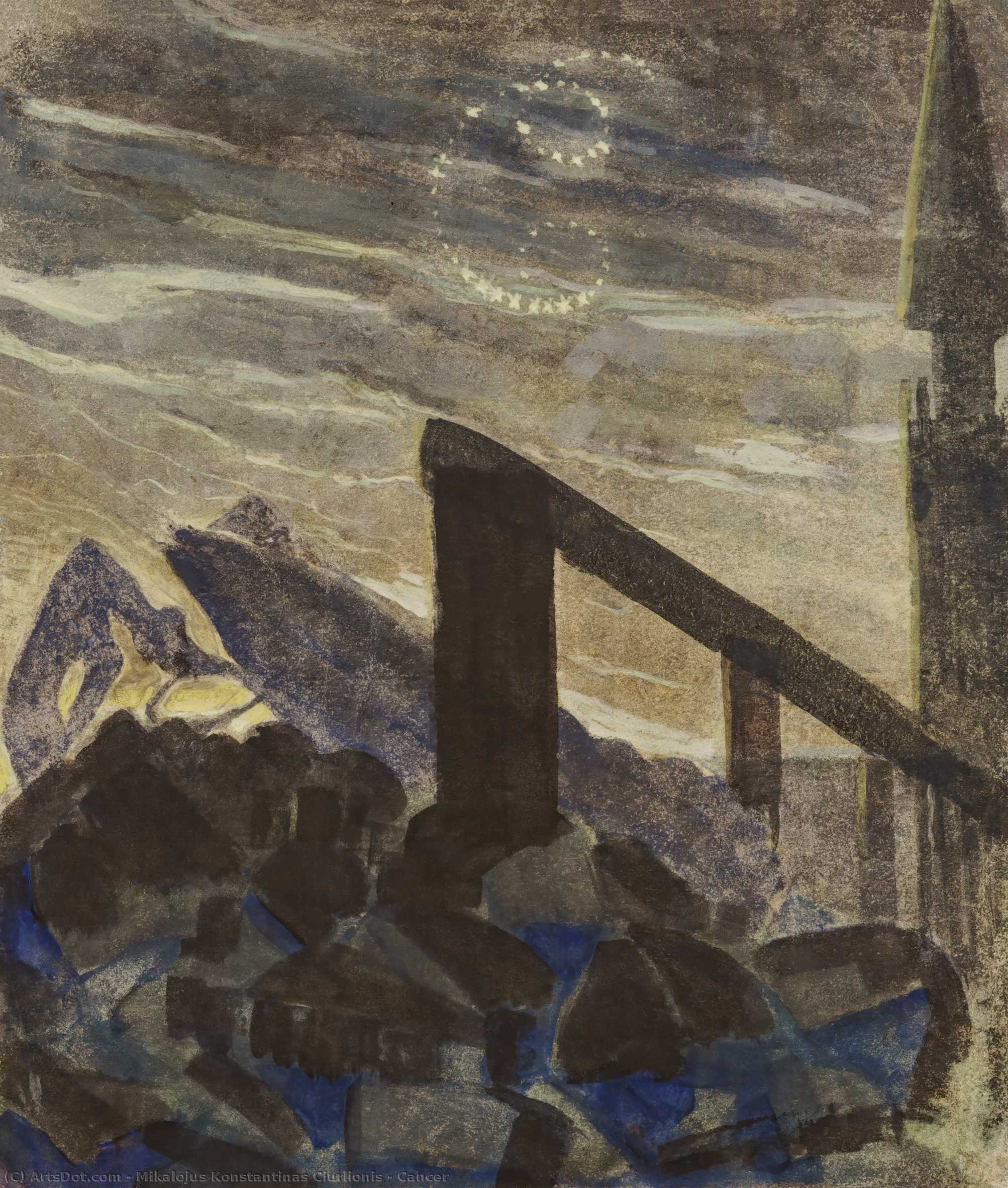 Cancer — Mikalojus Konstantinas Čiurlionis
