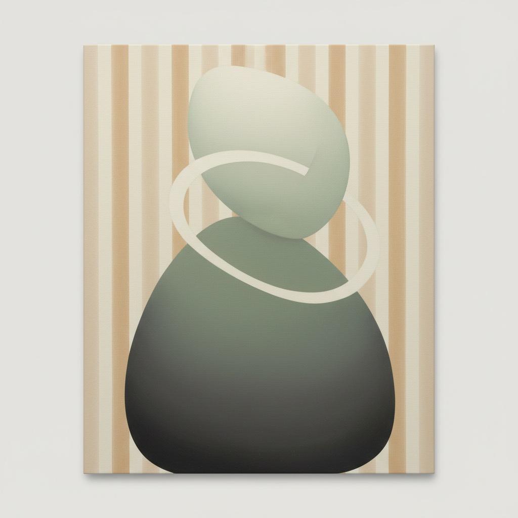 Orbital Serenity: A Monumental Study Of Organic Forms In Muted Earth Tones — Laurent Roche