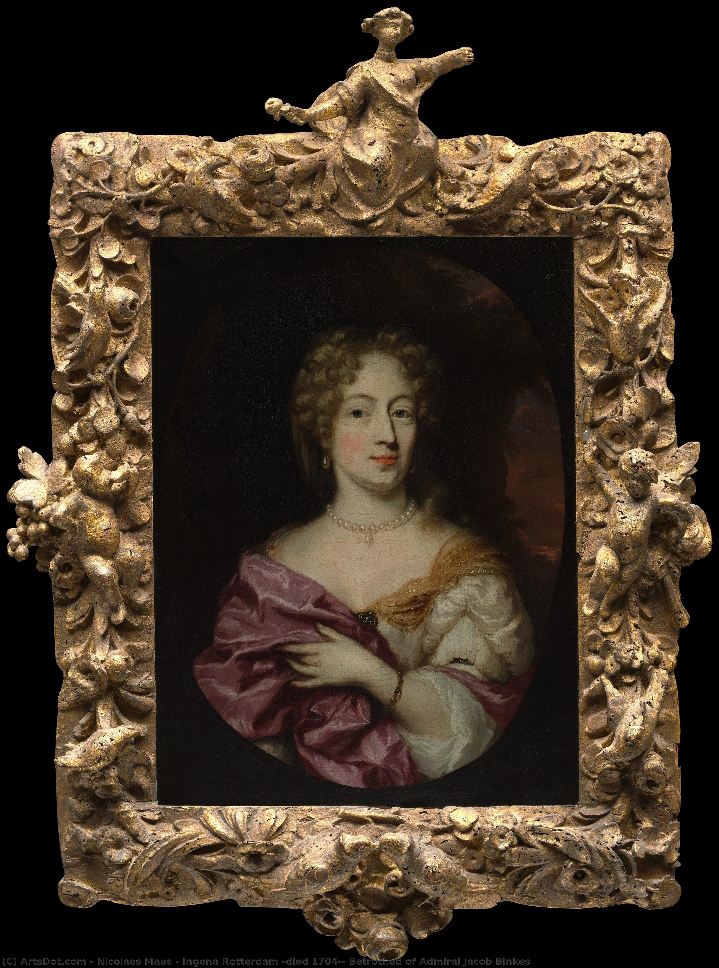 Ingena Rotterdam (died 1704), Betrothed Of Admiral Jacob Binkes — Николас Маес