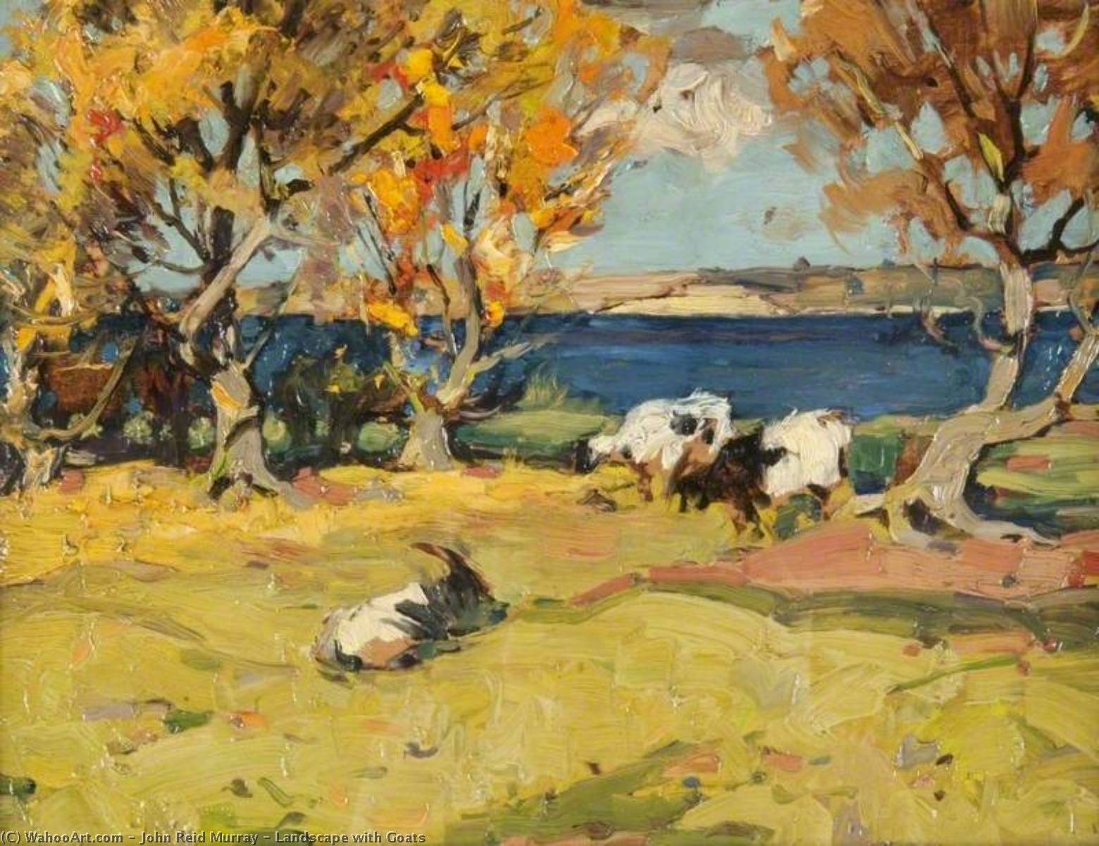 Landscape With Goats — John Reid Murray