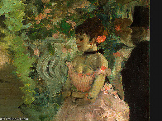 Dancers Backstage, Detalj 2, Ng Washington — Edgar Degas