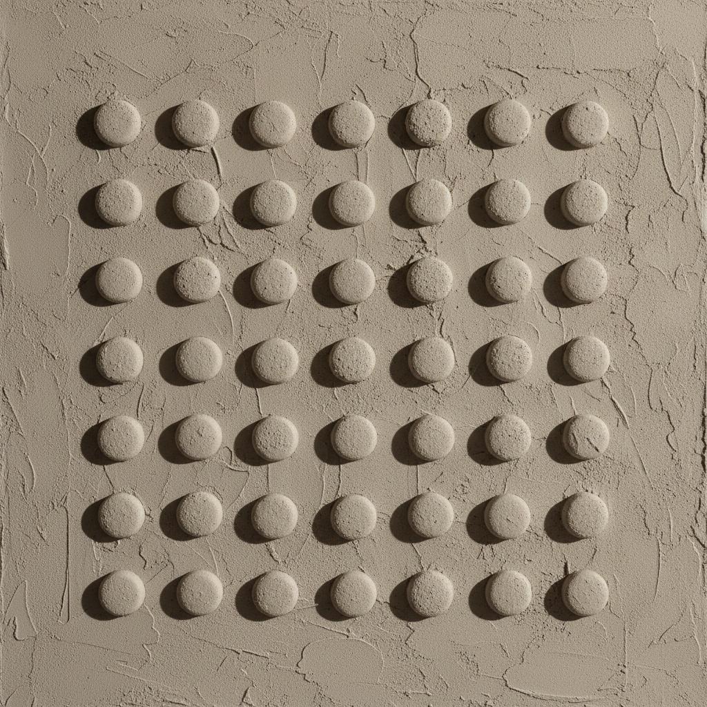 Resonance In Taupe: A Monumental Study Of Rhythmic Relief And Timeless Texture — David Moreau