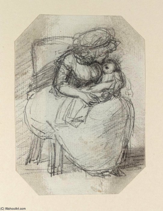 A Mother And Child — Sir Nathaniel Dance Holland