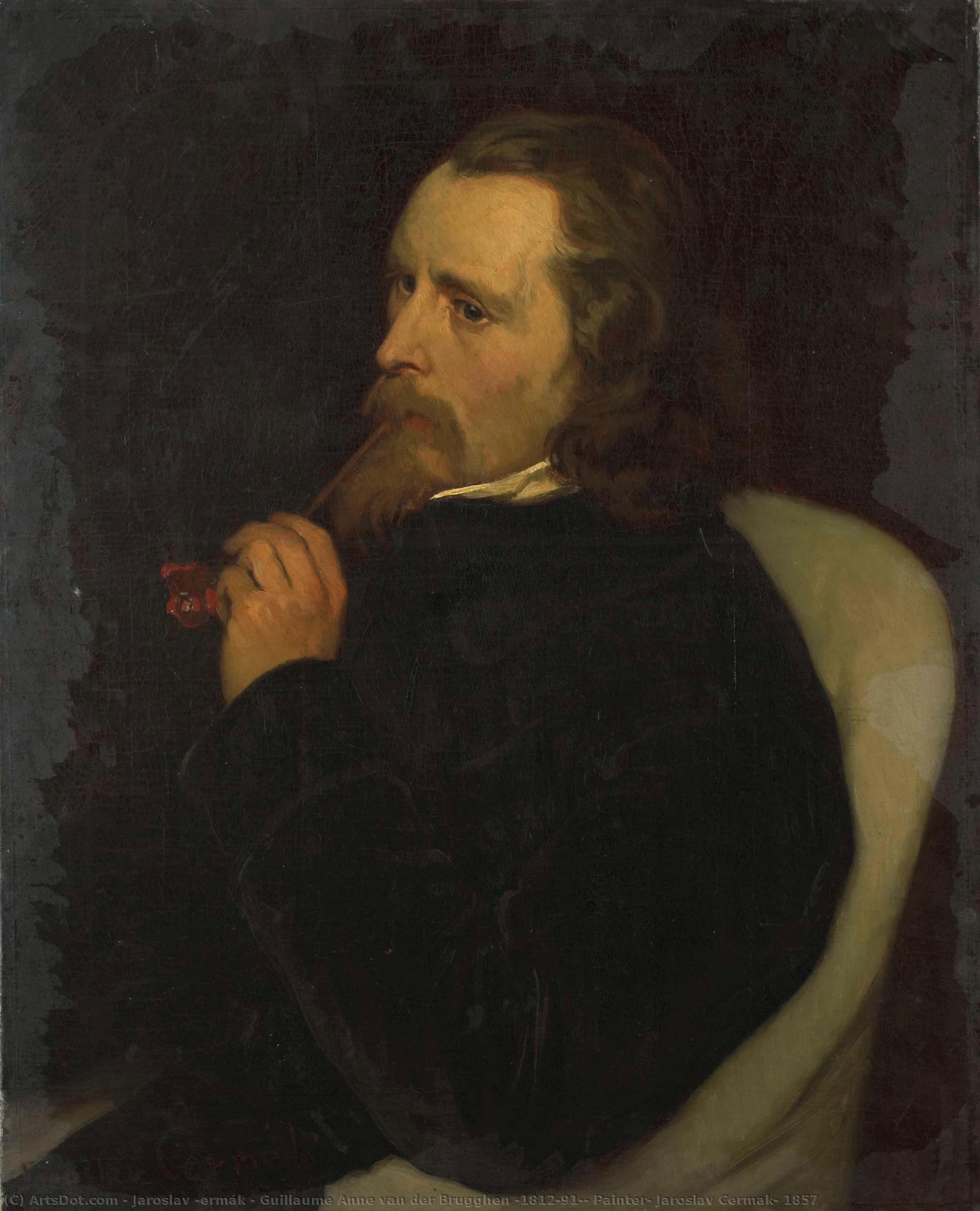 Guillaume Anne Van Der Brugghen (1812-91), Painter, Jaroslav Cermak, 1857 — Jaroslav Čermák