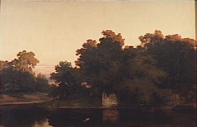 Campagne Romaine, Fontaine De La Nymphe Egerie — Ernest Hébert