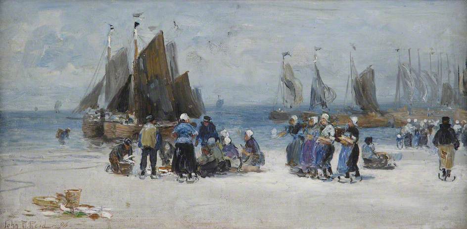 On The Beach, Holland — John Robertson Reid