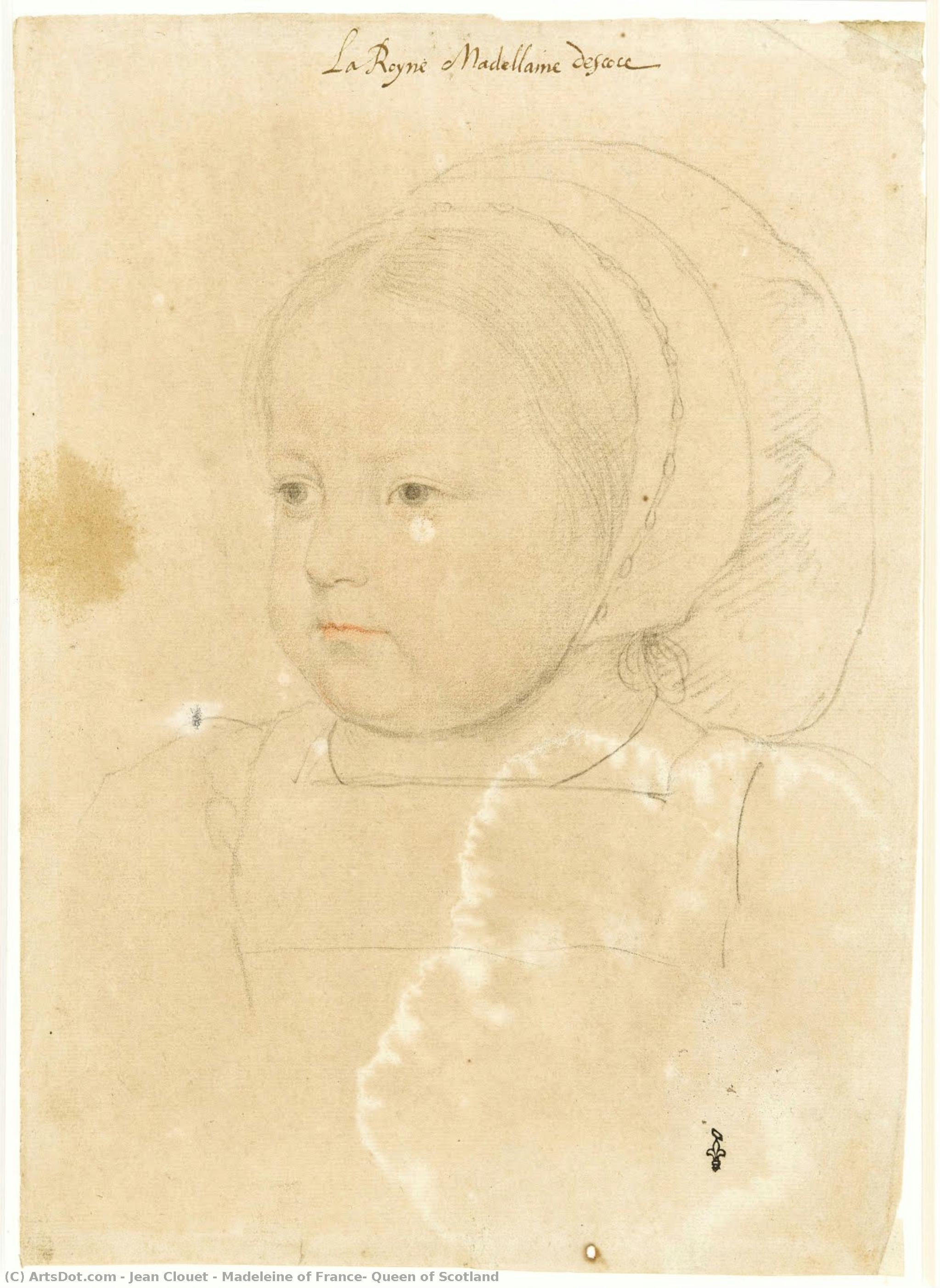 Madeleine Of France, Queen Of Scotland — Jean Clouet