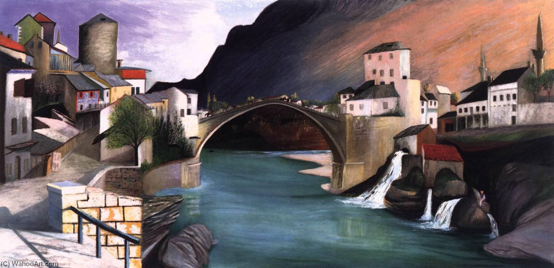Roman Bridge At Mostar — Tivadar Csontváry Kosztka