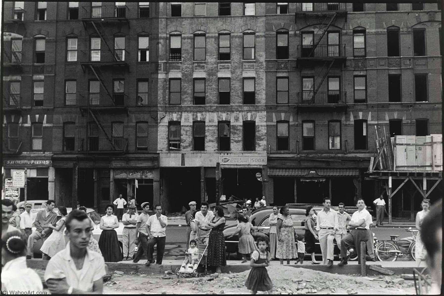 Street Fair With Buildings — Frank Paulin