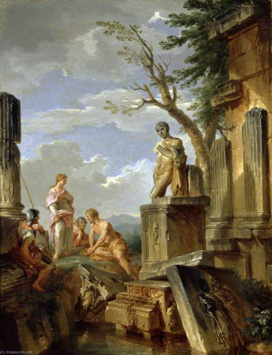 Ruins With A Sibyl And Other Figures — ジョヴァンニ・パオロ・パニーニ