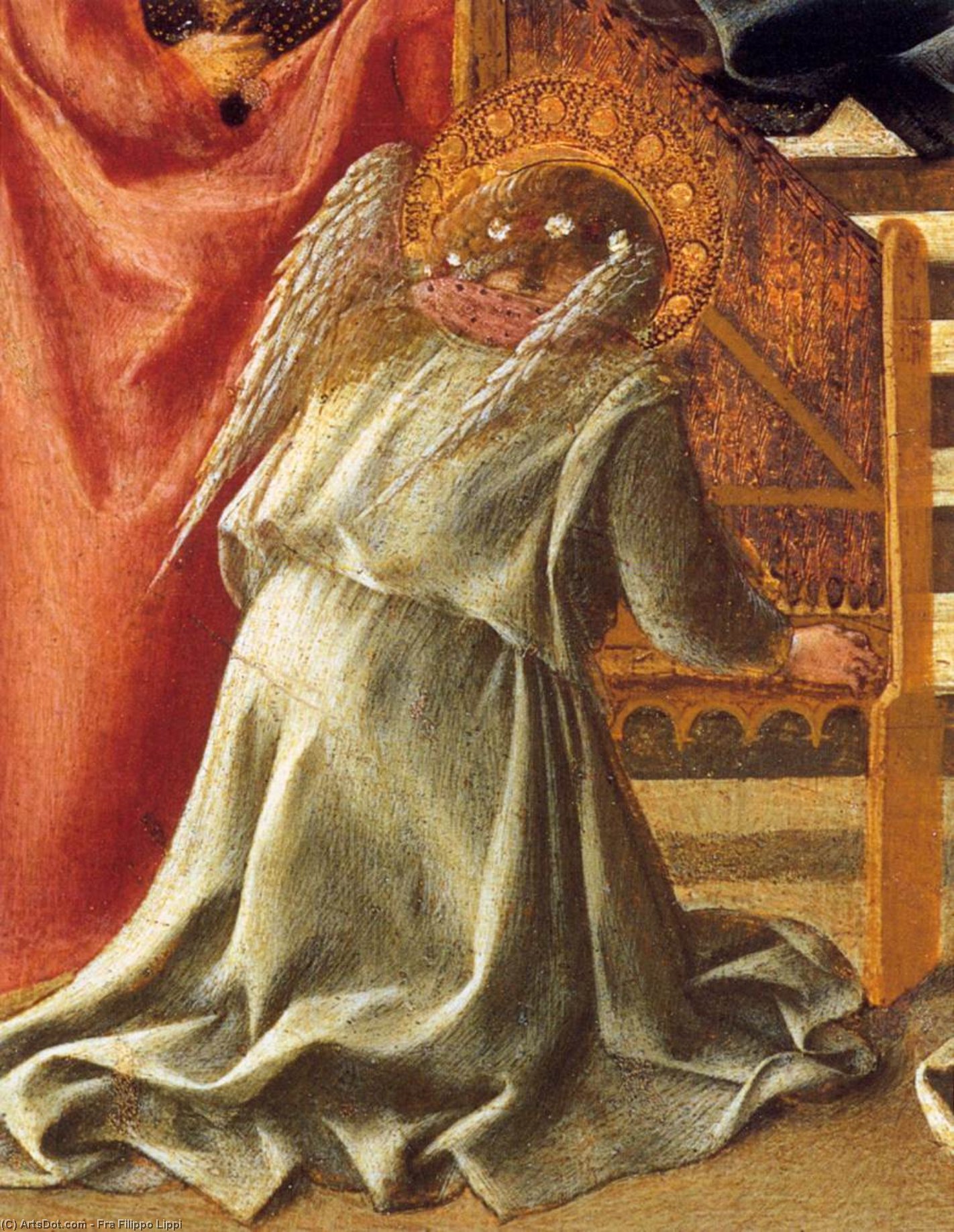 Madonna And Child Enthroned With Saints (detail) — Филипо Липи