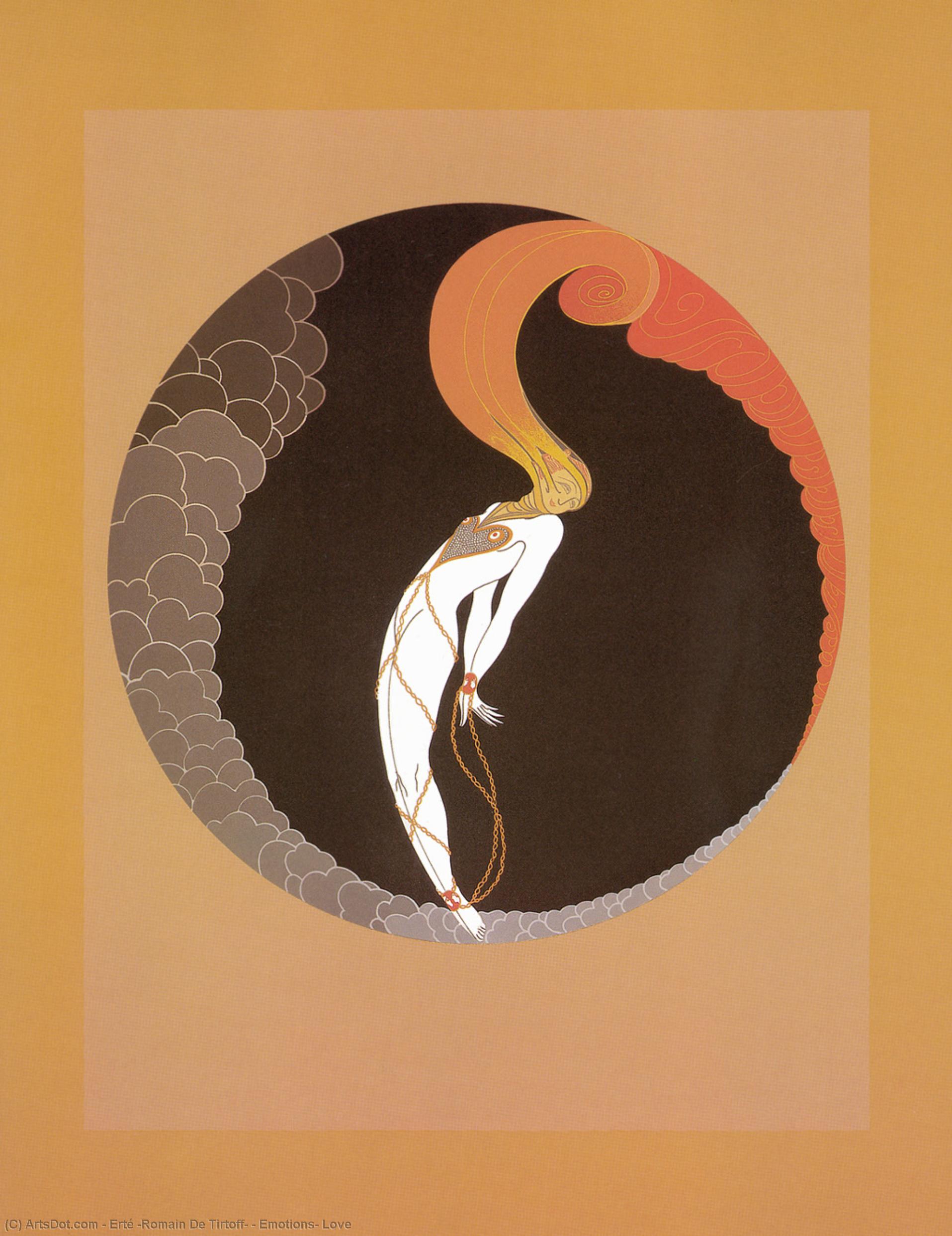 Emotions, Love — Erté