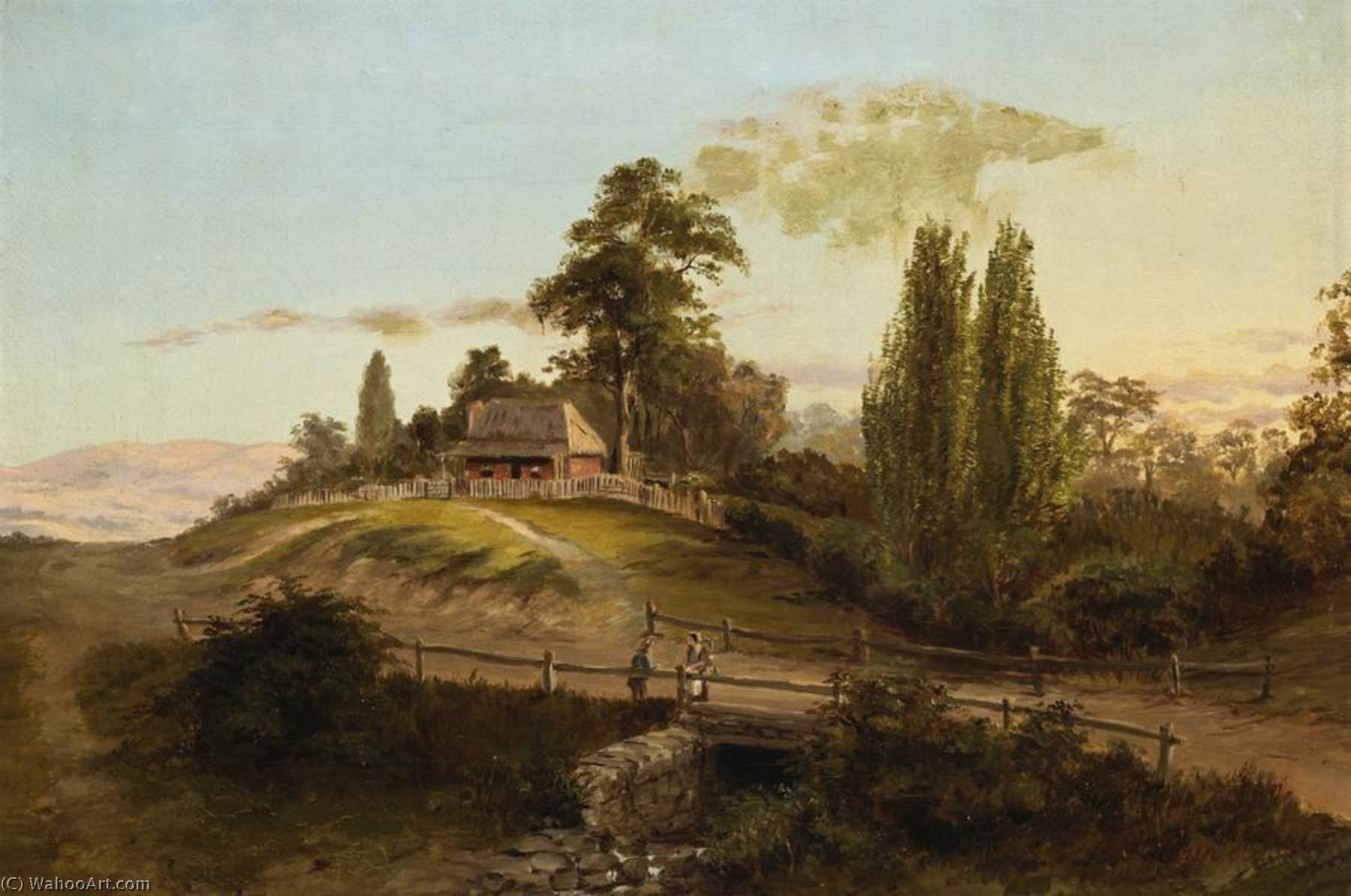 Evening — Abram-louis Buvelot