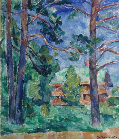 Outbuilding In The Garden — Pyotr Konchalovsky
