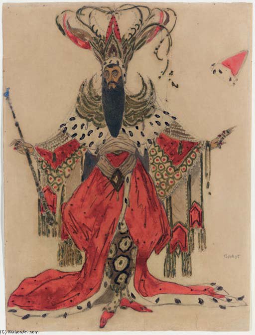 Costume For Alexis Boulgakov As Potiphar In The Legend Of Joseph — Léon Bakst