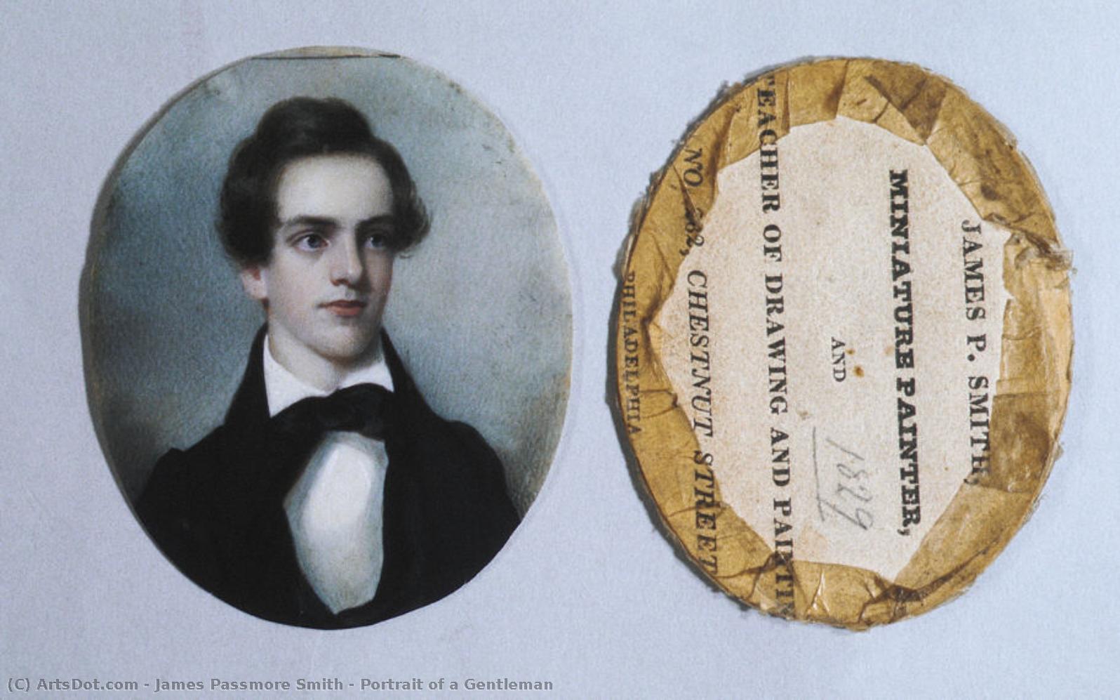 Portrait Of A Gentleman — James Passmore Smith