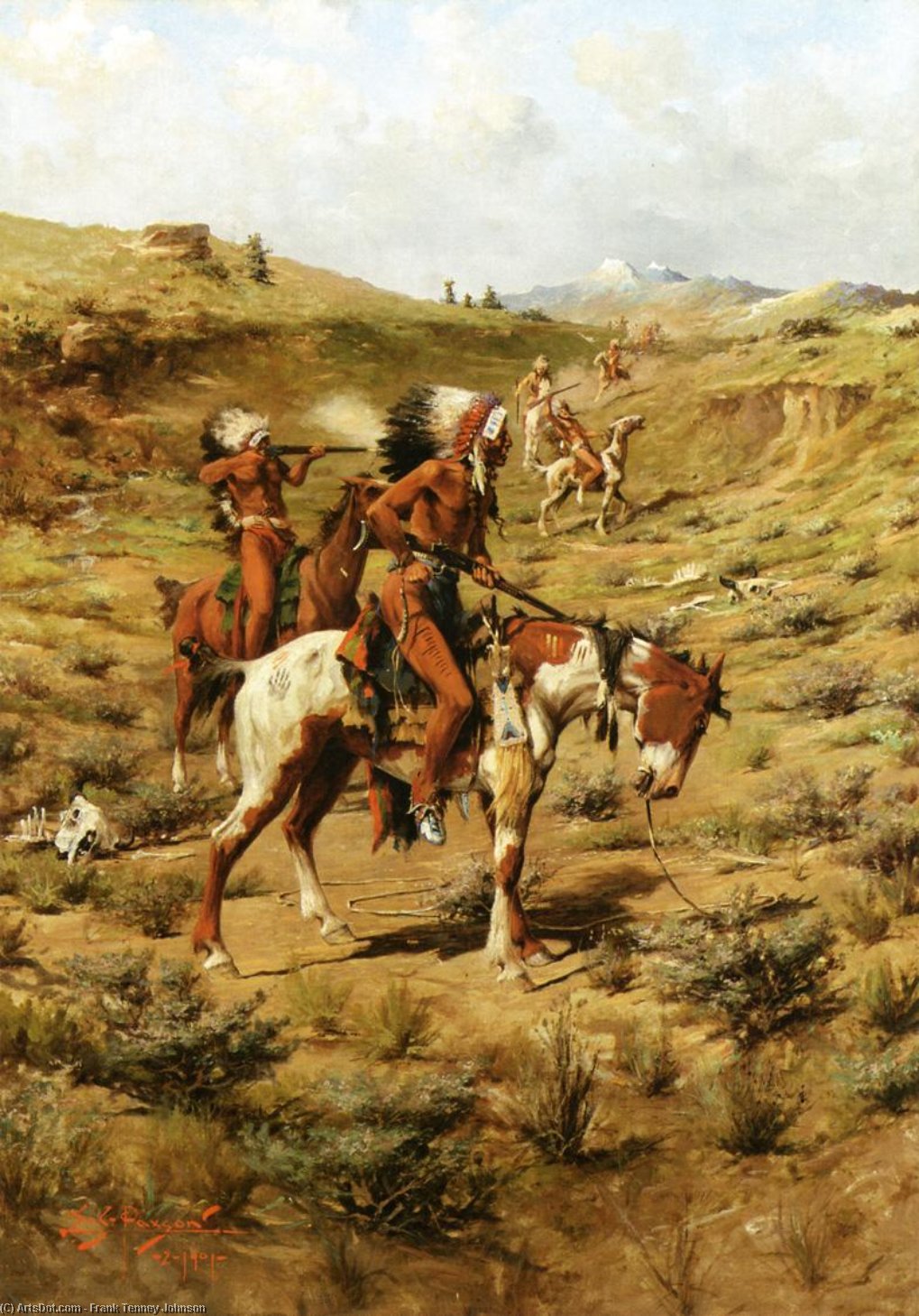 The War Party — Frank Tenney Johnson