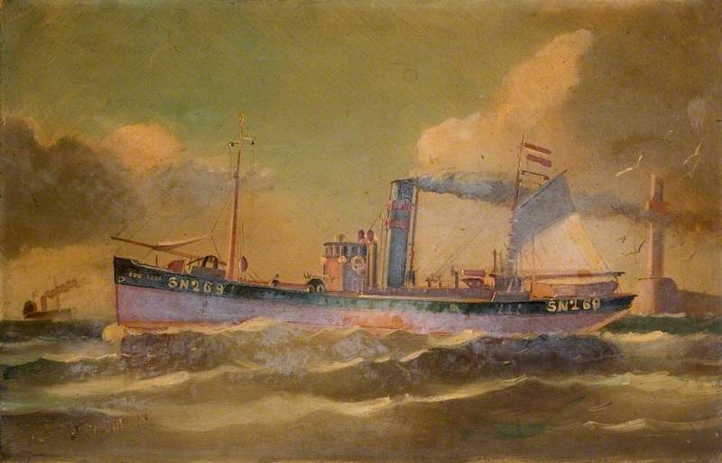 The Trawler 'ben Lora' — J. Bourne